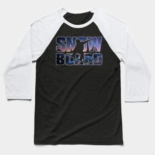 snowboard Baseball T-Shirt